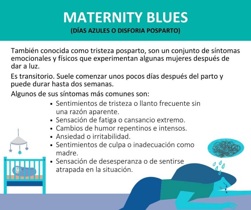 maternity blues en el posparto