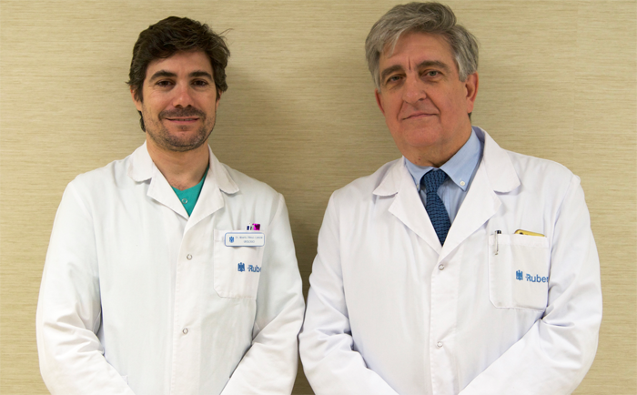 Los doctores Alberto Pérez-Lanzac y Antonio Allona
