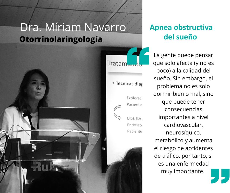 Tratamiento quirúrgico de la apnea obstructiva del sueño (AOS) Doctora Miriam Navarro