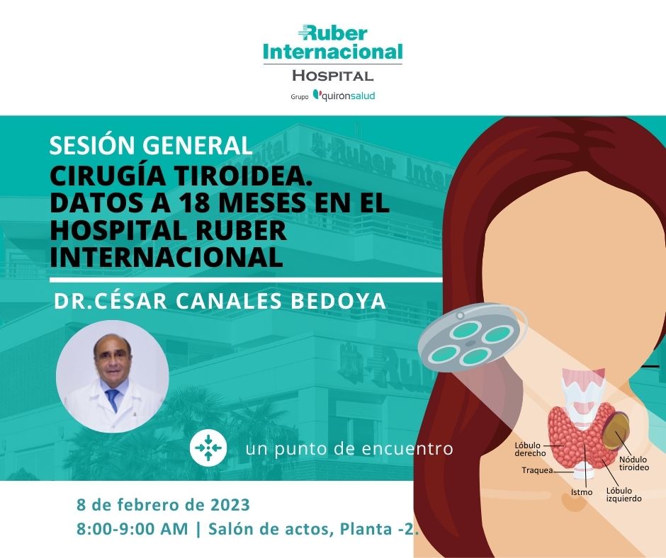 Cirugía de Tiroides en el Hospital Ruber Internacional